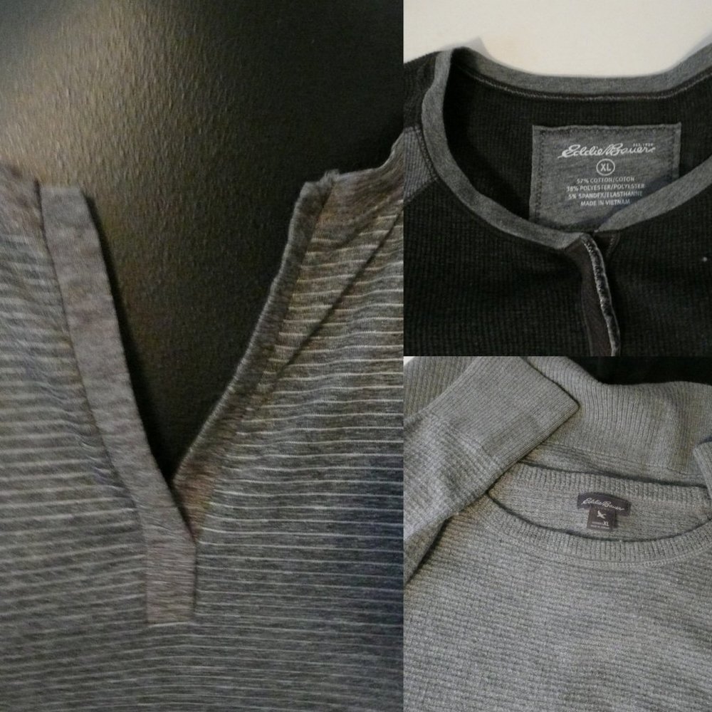 Bundle Eddie Bauer XL Tops in Gray Tones.....LAST CHANCE